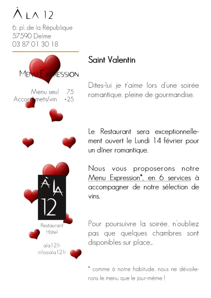 saint valentin 2022