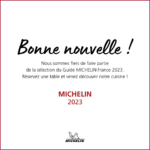 Guide Michelin – Sélection 2023