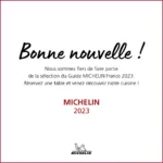 Guide Michelin – Sélection 2023