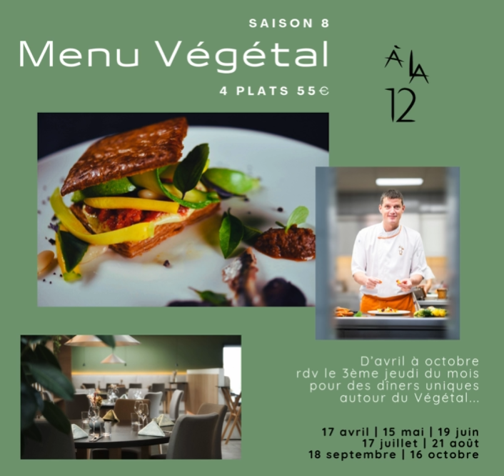 Menu Végétal – Saison 8 — À la 12