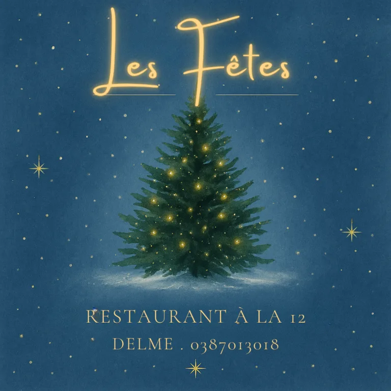 Fêtes 2025 au restaurant À la 12 — À la 12