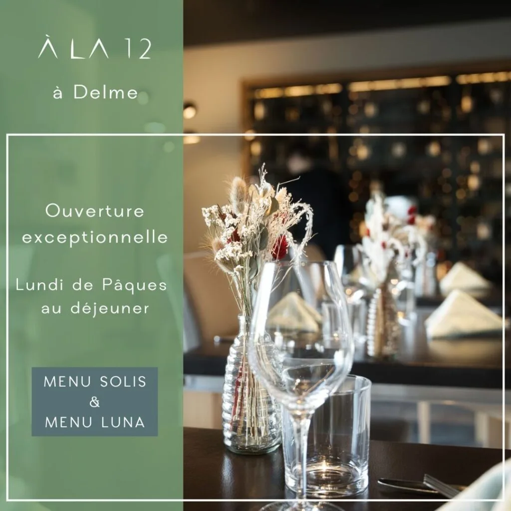 Dimanche de Pâques au restaurant – Menu gastronomique Pâques 2026 — À la 12