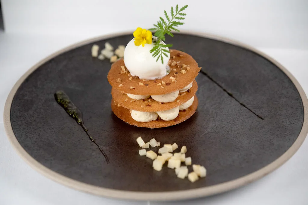 dessert celeri restaurant gastronomique ala12