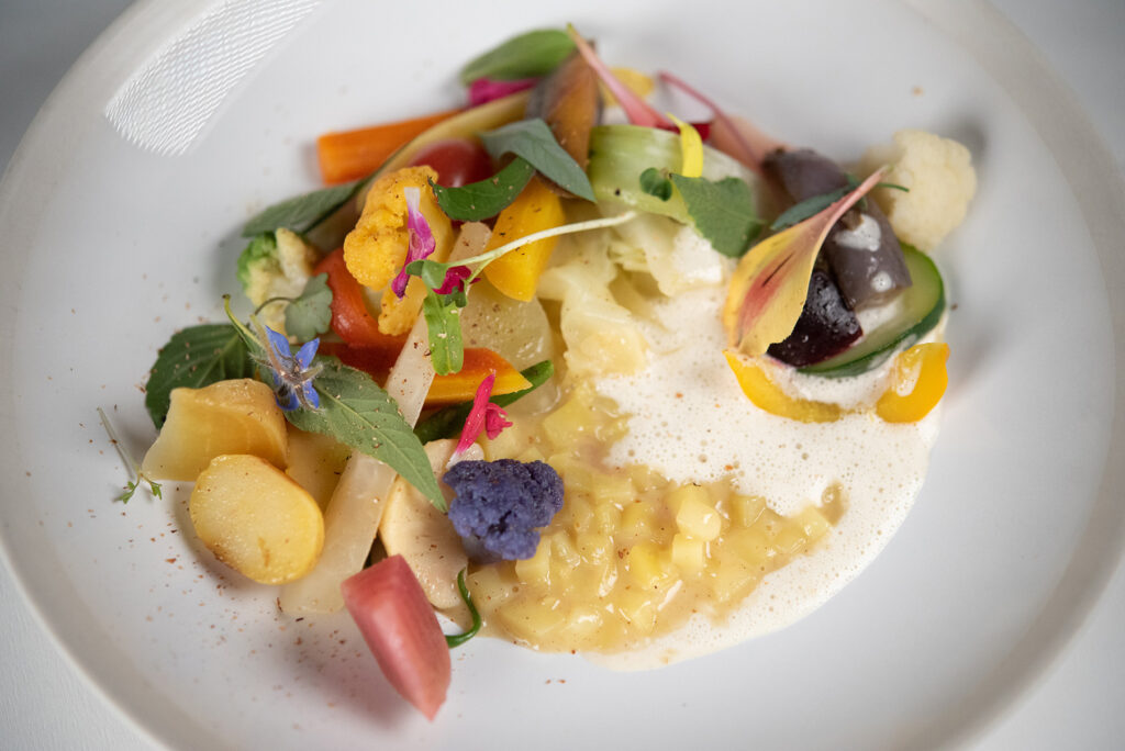 Assiette autour du legume