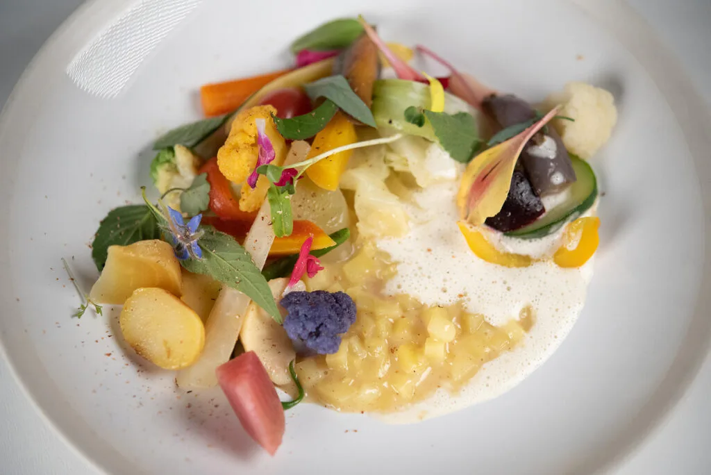Assiette autour du legume