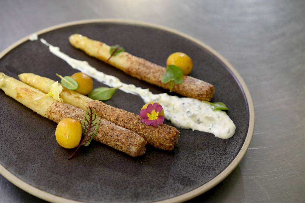 Asperges panées